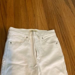 Madewell 10" High-Rise Skinny - White - NWT